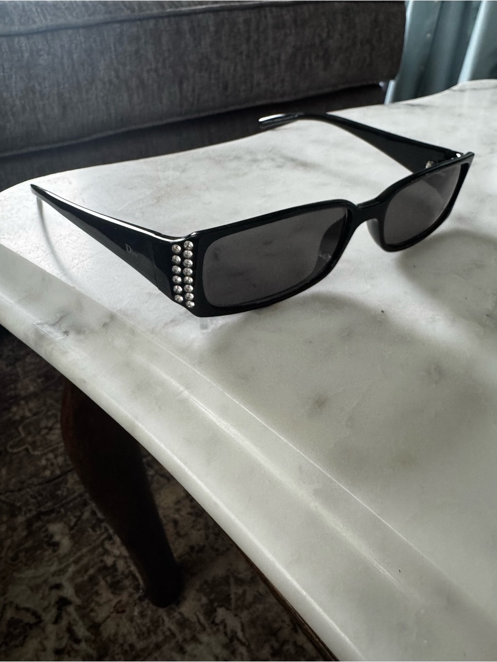 90s/Y2K Dior rhinestone sunglasses